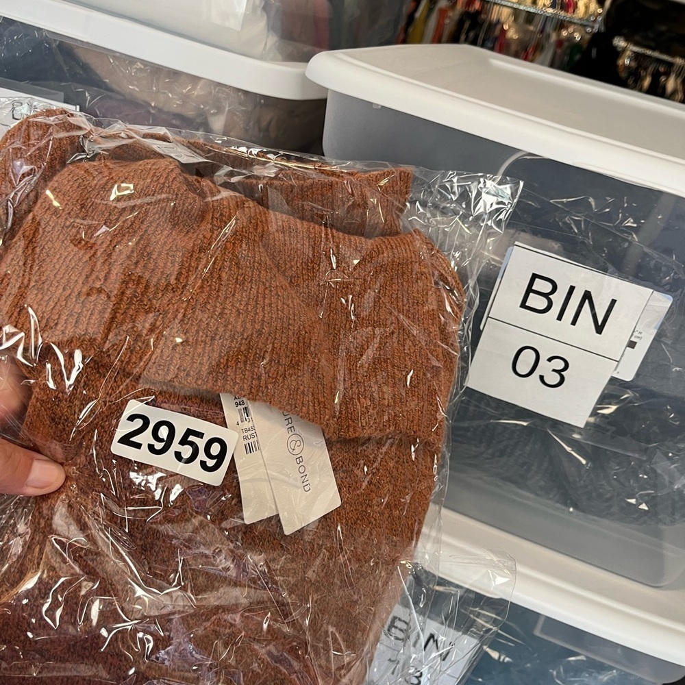Nordstrom Warm Rust Turtleneck Sweater - Picture 7 of 7